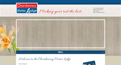 Desktop Screenshot of chardonnaymotorlodge.co.nz